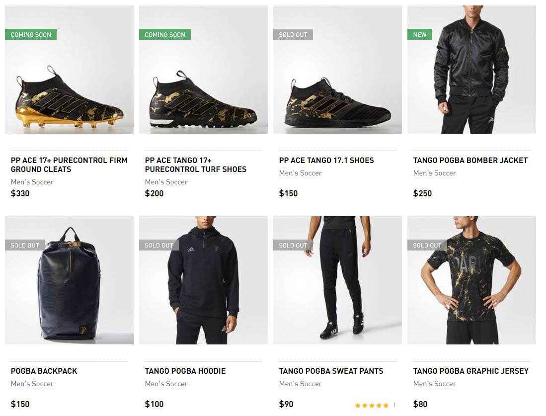REVEALED Adidas Paul Pogba Boots Collection Restocked Footy
